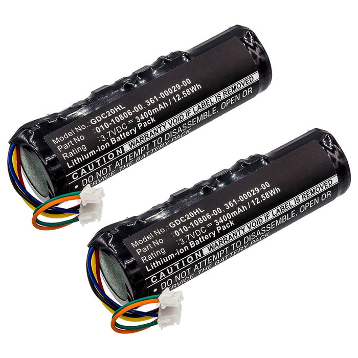 2x Garmin 361-00029-00 Akku 3400mAh Ersatzakku Batterie von subtel