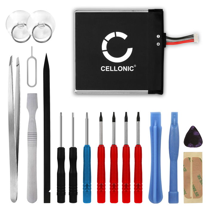 Nintendo HAC-001 Batteria marcata CELLONIC, 4600mAh di capacità + Set di strumento