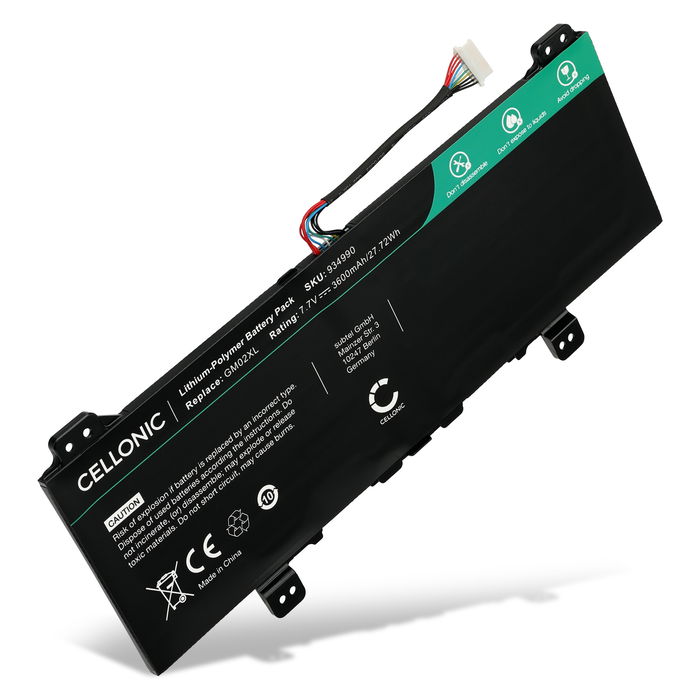 HP Chromebook x360 14B Batterie 7.7V 3600mAh de subtel