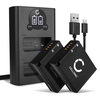 2x Batteria 980mAh+ Caricabatterie Doppio