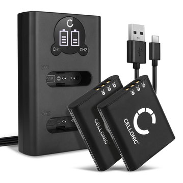 2x Batterie + Chargeur Double Olympus OM System TG-7 Stylus THOUGH TG-6 TG-3 Stylus SH-60 SH-50 SH-2