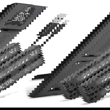 2x Batterie NP-FM55H 1600mAh + Chargeur Double pour Sony Alpha 100 A100 F828 F717 R1 S85 TRV118 TRV350 TRV330 TRV340 NPFM30 NPFM55H NPQM71