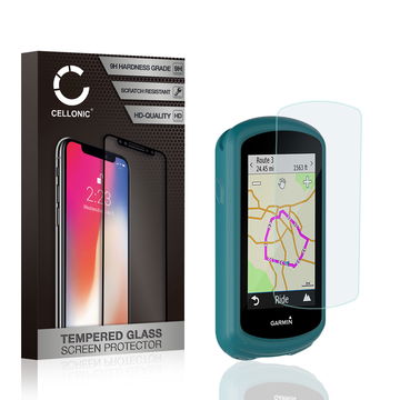 Backcover + Vetro protettivo di schermo per Garmin Edge 1030 / Edge 1030 Plus - Silicone, verde Custodia Borsa Guscio