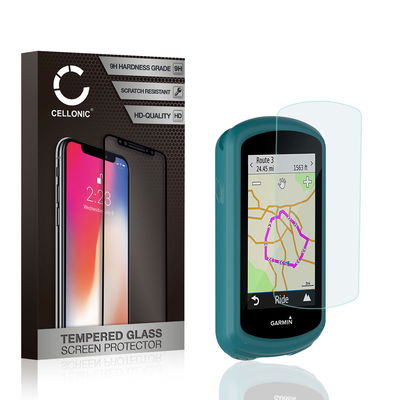 Backcover + Vetro protettivo di schermo per Garmin Edge 1030 / Edge 1030 Plus - Silicone, verde Custodia Borsa Guscio