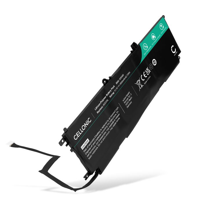 Batteria per portatile HP Envy 13-AD, AD03XL, 921409-271, 921409-2C1, AD03051XL ricambio per laptop 3850mAh 11.1V 