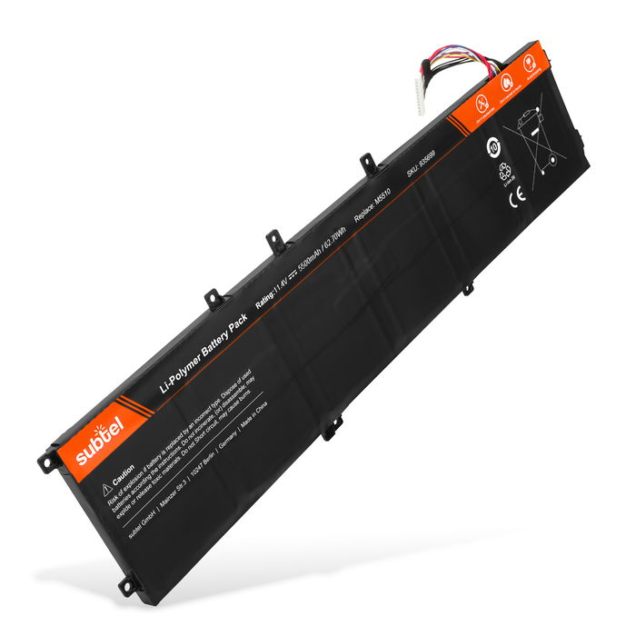 Dell Inspiron 15 7501 Batterie 11.4V 5500mAh de subtel