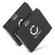 2x 900mAh 3.7V