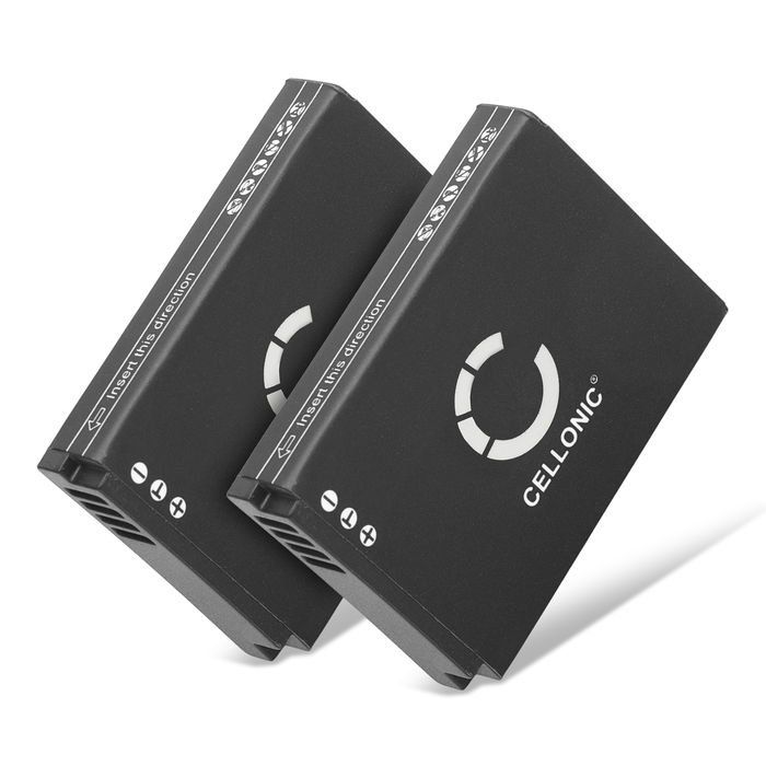 2x Batteria per Samsung PL210 PL211 SH100 ST200 / ST200F ST201 / ST201F ST205F WB210 750mAh , marca CELLONIC, ricambi di lunga durata per macchine fotografiche e videocamere