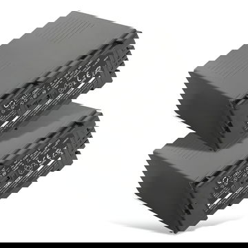 2x CGR-D54s Ersatz Akku für Panasonic AG-DVX100 NV-DS29 GX7 MX5 MX2500 MX500 HDC-Z10000 - Kamera Ersatzakku CGR-D54s - Kameraakku 5400mAh, Batterie