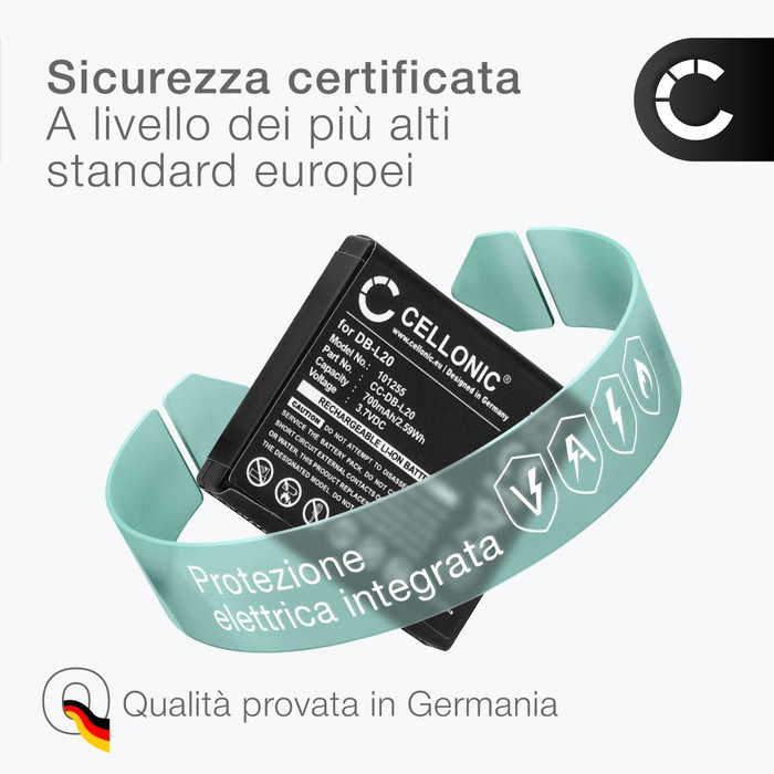 CELLONIC Cavo USB 1.5m compatibile con Sanyo VPC-E10 VPC-E60 VPC-E7 VPC-E6 VPC-E1500TP VPC-S60 VPC-S6 Filo carica Cavetto dati USB A 2.0 PVC nero, per fotocamera