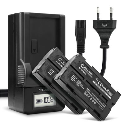 2x Ersatz Akku GR-B202 VW-VBD070 VBD1 VM-BPL13 BPL27 + Ladegerät VW-B202 VW-VBD1 VW-VBD2 für Panasonic NV-DX1 NV-GS280 GS250 VM-H775 RCA Pro-V730 Kamera - 2000mAh Ersatzakku Batterie, Ladekabel, Akkuladegerät