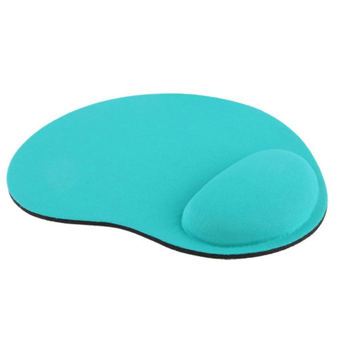 Tapis de souris ergonomique avec coussin de poignet en mousse | turquoise