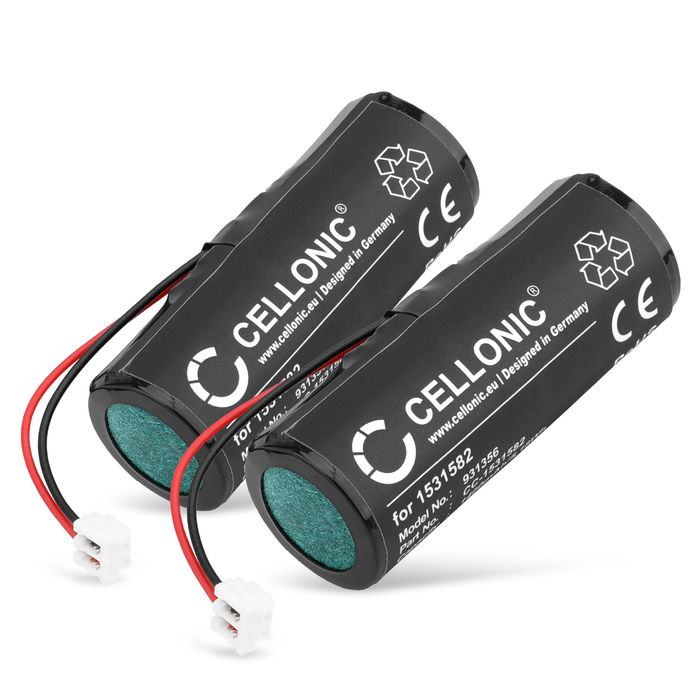 2x Batteria per Wella Xpert HS71 Profi Accu 1400mAh Batteria ricambio