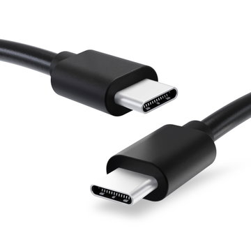 Câble USB C Type C de 1m pour Logitech Craft / MX Master 3 / MX Keys / MX Anywhere 3 transfert de données et charge 3A (PD 60W) noir en PVC