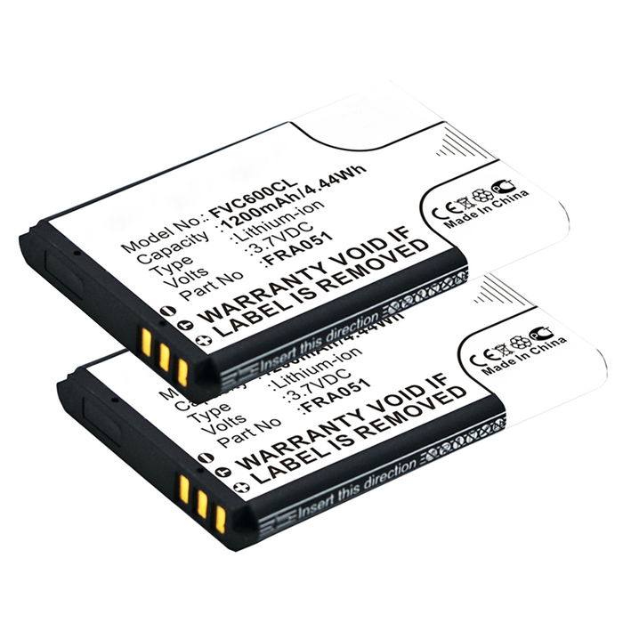 2x AVM Fritz!Fon 312BAT026 Akku 1200mAh Ersatzakku Batterie von subtel