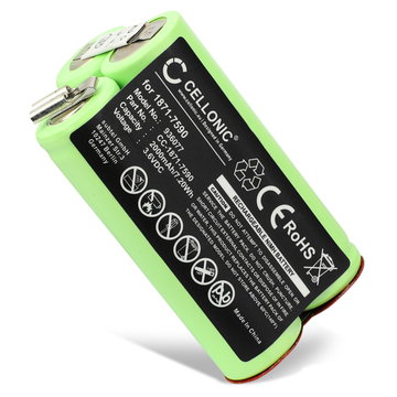 Akku für Moser ChromStyle Pro (NiMh Version) - 1871-7590 (2000mAh) Ersatzakku