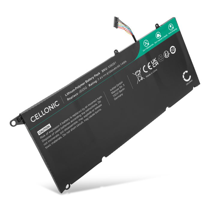 Dell XPS 13 9350 Batteria della subtel da 6100mAh