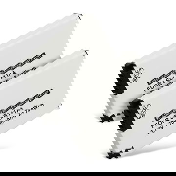 2x Batteria EA-SLB11A SLB-11A per fotocamera Samsung WB100 WB5000 WB550 WB600 WB2000 EX1 PL50 PL55 PL65 L200 L100 ES60 ES55 ST1000 TL240 CL5 Affidabile ricambio da 750mAh, marca CELLONIC