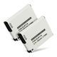 2x 750mAh 3.7V