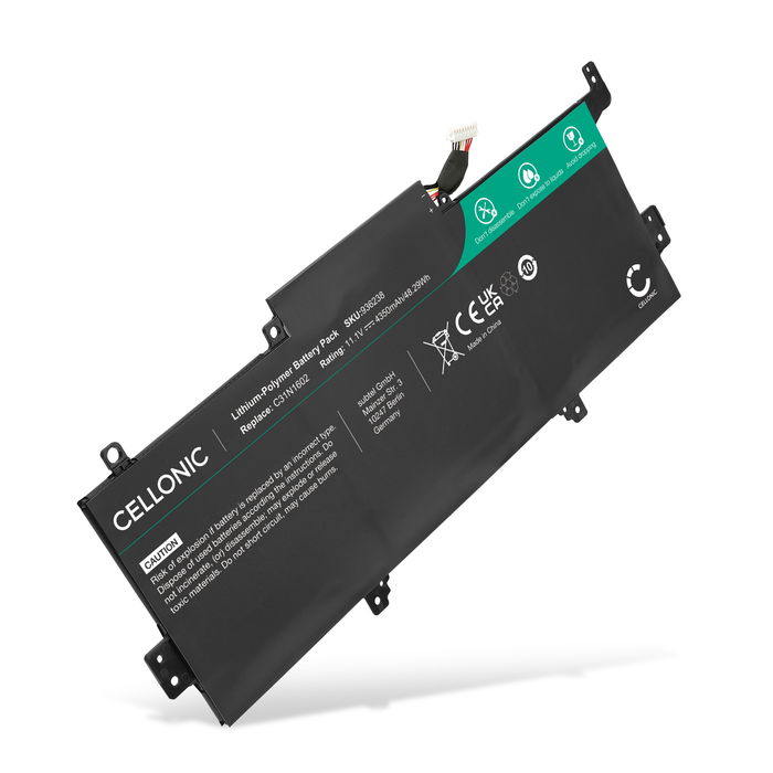 Batteria per portatile ASUS Zenbook UX330UA, C31N1602, 0B200-02090000 ricambio per laptop 4350mAh 11.1V 