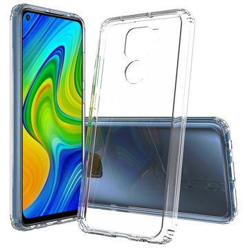 subtel Coque simple TPU Transparent pour Xiaomi Redmi Note 9 - Protection de téléphone chocs et rayures