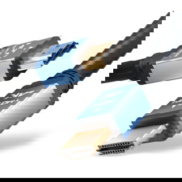 Standard HDMI Type A Cable for Vodafone GigaTV 4K Box GigaTV Net Box Horizon HD Recorder TV, DVD, Blu-Ray, Camera, Monitor - 3m Standard HDMI Type A to HDMI Standard (Type A) Lead