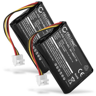 2x Batterie 010-12110-003 361-00077-10 616-00077-00 616-00077-10 1800mAh pour Garmin Zumo 590, Zumo 595 -