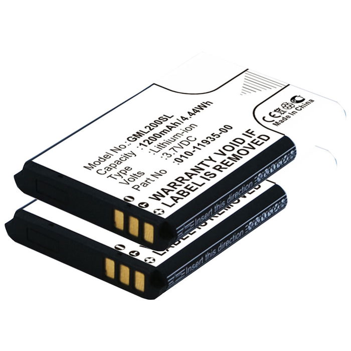 2x Garmin Glo 2 Akku 1200mAh Ersatzakku Batterie von subtel