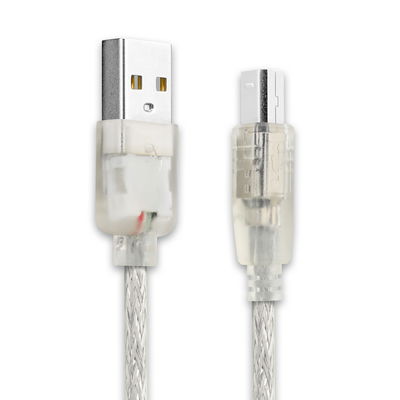 USB Kabel für Rode NT-USB / Podcaster - Ladekabel 3m PVC Datenkabel Transparent