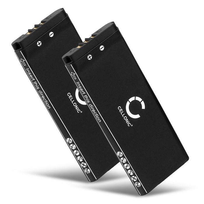 2x Nintendo DSi XL Akku 900mAh Ersatzakku Batterie von CELLONIC