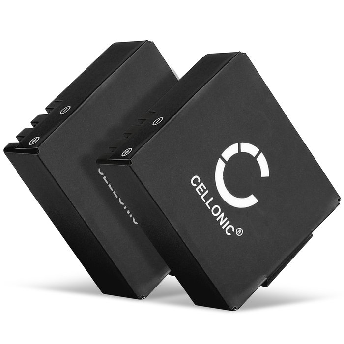 2x Batterie 900mAh pour appareil photo Tonbux 4K Sport Action Camera - Remplacement modèle