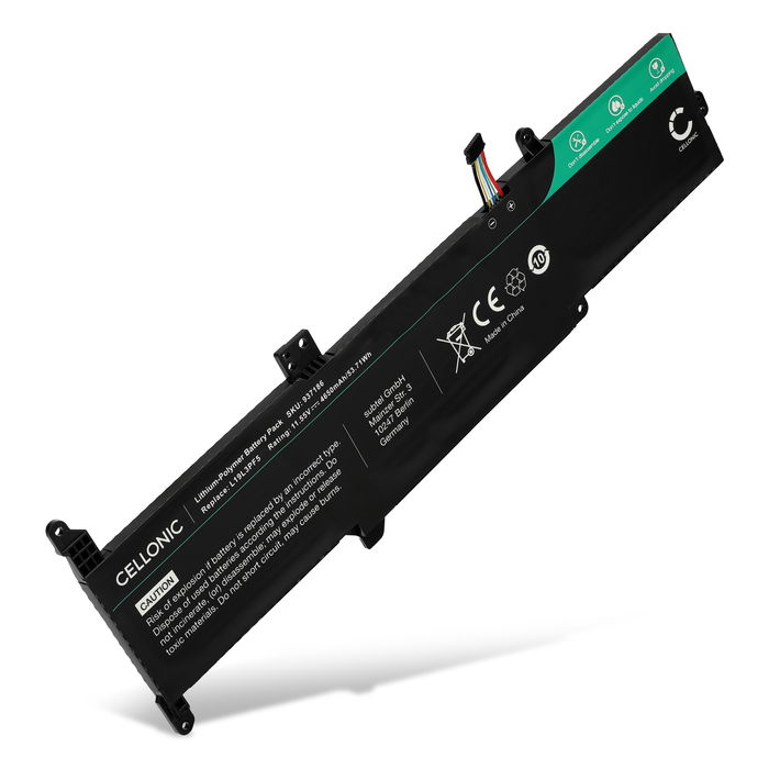 Lenovo IdeaPad 3 15IIL05 Batterie 11.55V 4650mAh de Cellonic