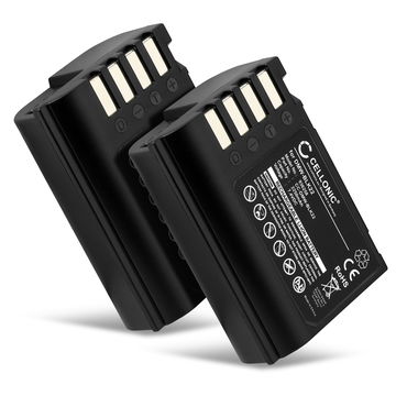 2x Batteria per Panasonic Lumix G9 GH5 II GH5S GH6 S5 S5K DMW-BLK22 2250mAh , marca CELLONIC