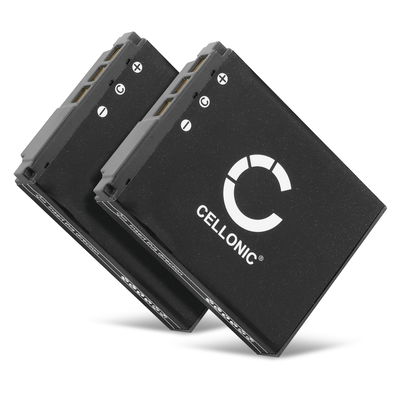 2x NP-FR1 Ersatz Akku für Sony DSC-F88 DSC-G1 DSC-P100 DSC-P120 DSC-P150 DSC-P200 DSC-T30 DSC-T50 DSC-V3 - Kamera Ersatzakku - Kameraakku 1000mAh, Batterie