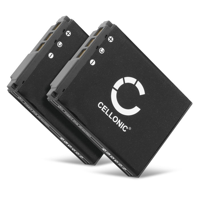 2x Batterie 1000mAh pour appareil photo Sony DSC-F88, DSC-G1, DSC-P100 - Remplacement modèle NP-FR1