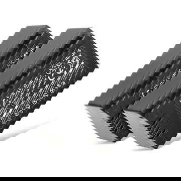 2x Batterie pour Samsung HMX-F90 -F80 -F900 -F800 HMX-H200 -H400 -H300 SMX-F40 F44 F70 -F50 CELLONIC