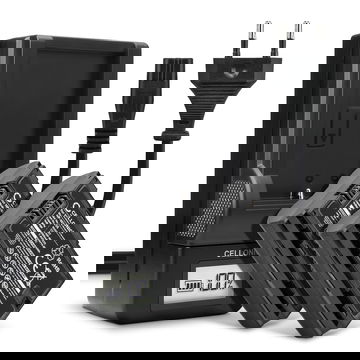 2x Ersatz Akku NP-W235 + Ladegerät NP W235 für FujiFilm X-T4 / GFX 50S II / GFX100S / X-H2S Kamera - 2000mAh Ersatzakku Batterie, Ladekabel, Akkuladegerät