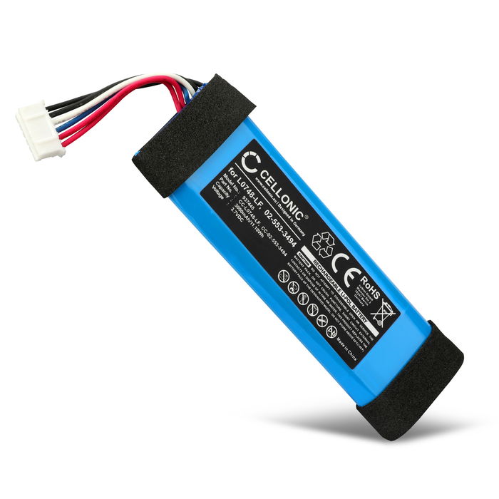 Battery for JBL Flip Essential 1 - JBL L0748-LF, JBL 02-553-3494 3000mAh from CELLONIC