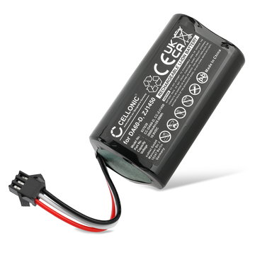 Batterie pour ECOVACS Deebot Slim 2, Deebot Slim 1, DA60, DB35, TCR360, DA611, DA60-Darfon 2600mAh de CELLONIC