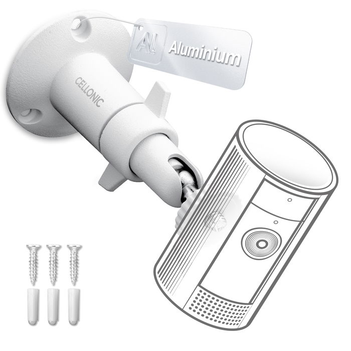 Eufy eufyCam E Sicherheitskamera Wandhalterung / Deckenhalterung - Schraubbefestigung an Wand, Decke, Baum uvm