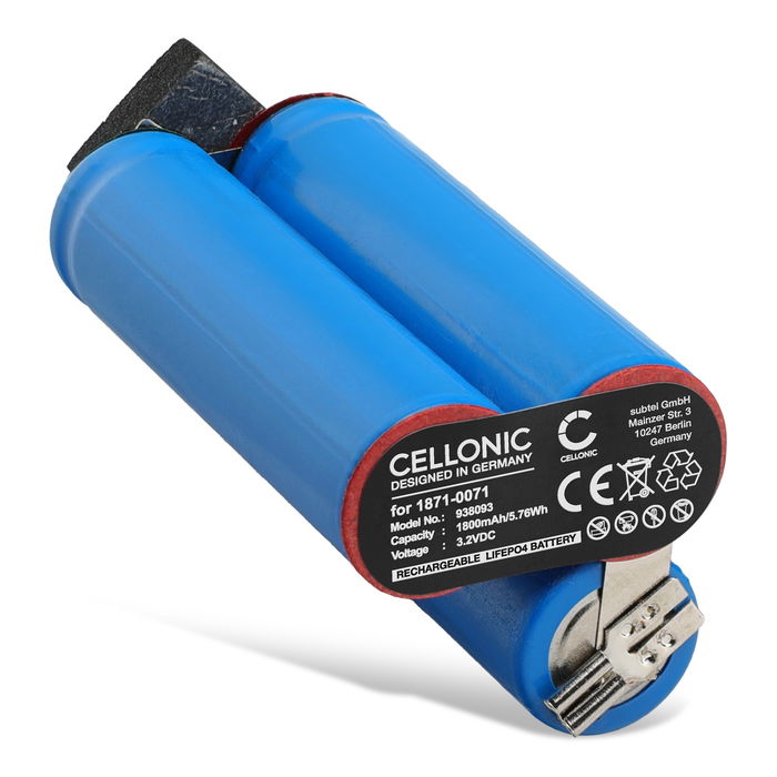 Moser 1871-0071 Akku 1800mAh Ersatzakku Batterie von CELLONIC