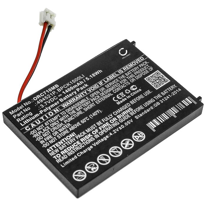 Audioline BabySense 5 Video Akku 1400mAh Ersatzakku Batterie von CELLONIC