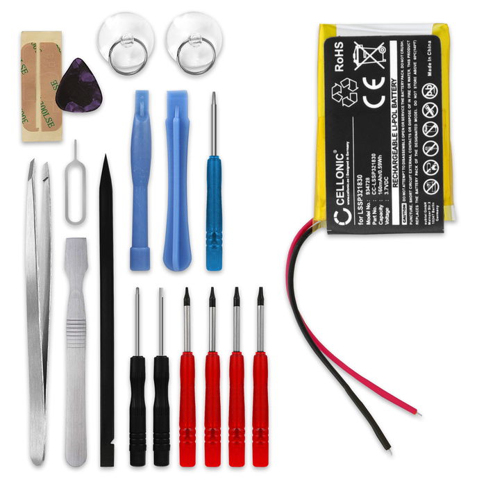 FitBit LSSP321830 Batterie + kit d'outils 160mAh de subtel