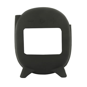 subtel Étui en Silicone pour enceinte portable JBL Clip 4 - Protection contre les chutes et les chocs de couleur noir