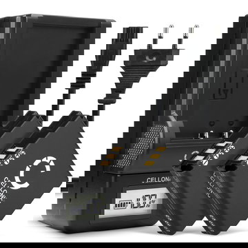 2x Batterie pour Fuji Finepix F40fd Finepix F20 Finepix F47fd Finepix F45fd / Fuji BC-70 / NP-70 1100mAh + Chargeur de CELLONIC