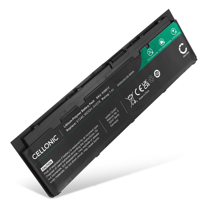 Dell VFV59 Akku 5400mAh Ersatzakku Batterie von subtel