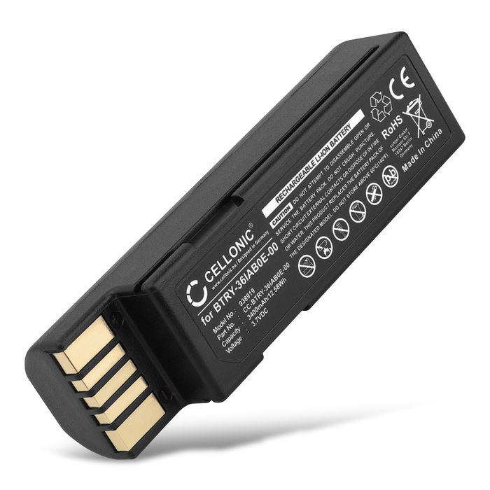 Zebra DS3678 Akku 3400mAh Ersatzakku Batterie von subtel