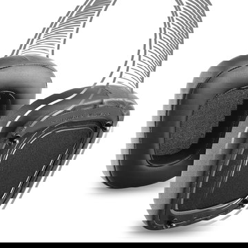 Kit di 2 cuscinetti di ricambio per apparecchi auricolari, cuffie headset Razer Tiamat 7.1 V1 paraorecchie, earpads, sostituzione spugnette con comoda imbottitura