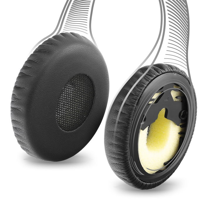 Bose QuietComfort 3 / QC3 Kopfhörer Ersatz Ohrpolster - Soft-Feel "Comfy Foam" Schaumstoff - originalgetreue Abdichtung, bester Klang, Headset Earpad