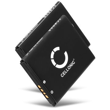 2x Batteria CELLONIC BY42, CAB3120000C1 per telefono Alcatel One Touch 602 / 710 / 806 / 815 / 880 / Miss Sixty Ricambio affidabile da 800mAh per il tuo cellulare smartphone